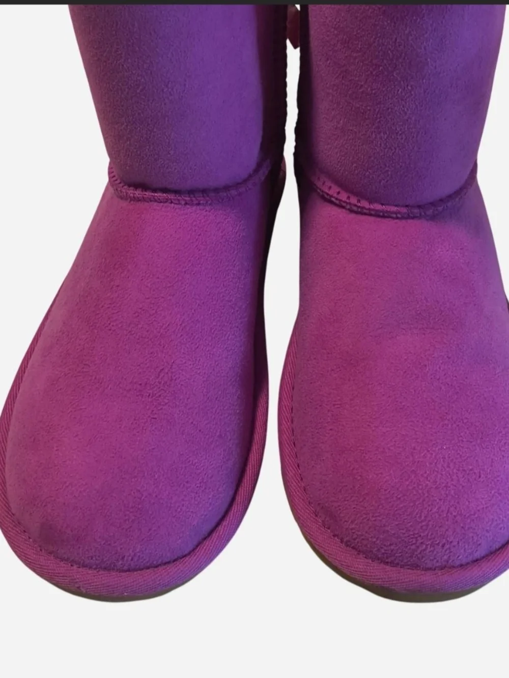 UGG Kids Pink Fuzzy Boot Interior